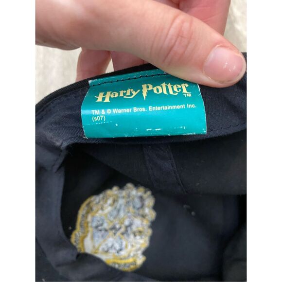 Harry Potter Black Cotton Ball Cap - Adjustable - Picture 3 of 8